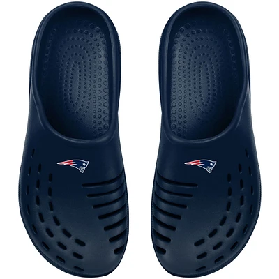 Youth FOCO Navy New England Patriots Sunny Day Clogs