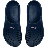 Youth FOCO Navy New England Patriots Sunny Day Clogs