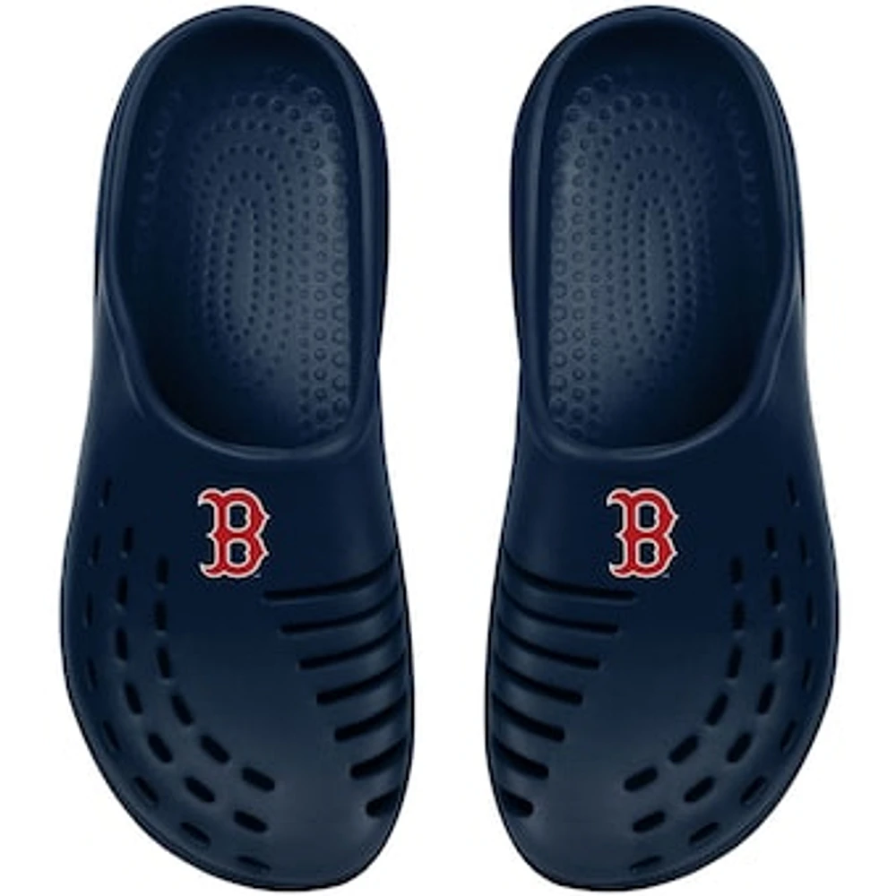 Youth FOCO Navy Boston Red Sox Sunny Day Clogs