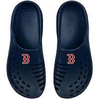 Youth FOCO Navy Boston Red Sox Sunny Day Clogs