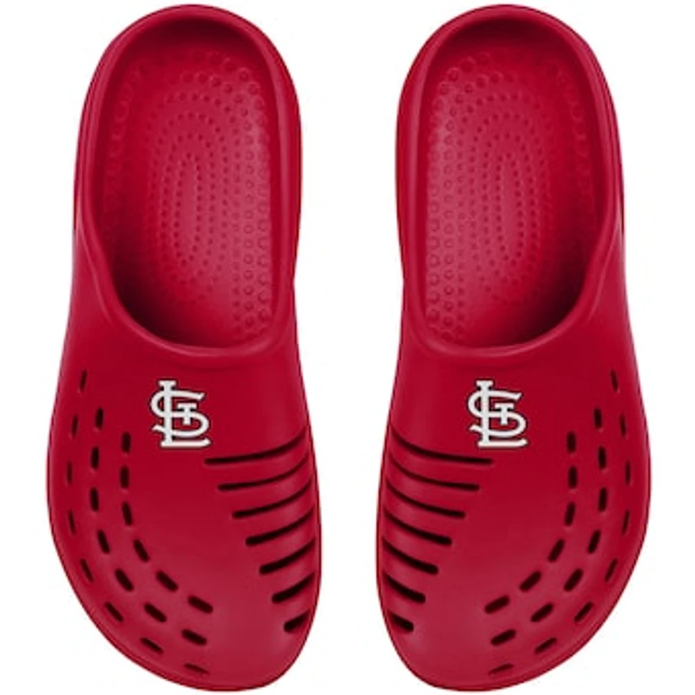 Youth FOCO Red St. Louis Cardinals Sunny Day Clogs