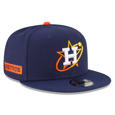 Men's New Era Navy Houston Astros 2022 City Connect 9FIFTY Snapback Adjustable Hat