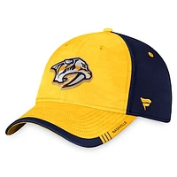 Men's Fanatics Gold/Navy Nashville Predators Authentic Pro Rink Camo Flex Hat