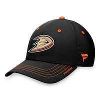 Men's Fanatics Black Anaheim Ducks Authentic Pro Rink Flex Hat