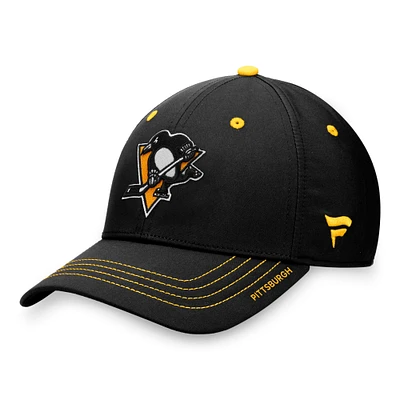 Men's Fanatics Black Pittsburgh Penguins Authentic Pro Rink Flex Hat