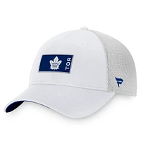 Men's Fanatics White Toronto Maple Leafs Authentic Pro Rink Trucker Snapback Hat