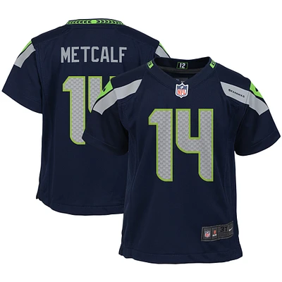 Preschool Nike DK Metcalf College Navy Seattle Seahawks Game - Jersey