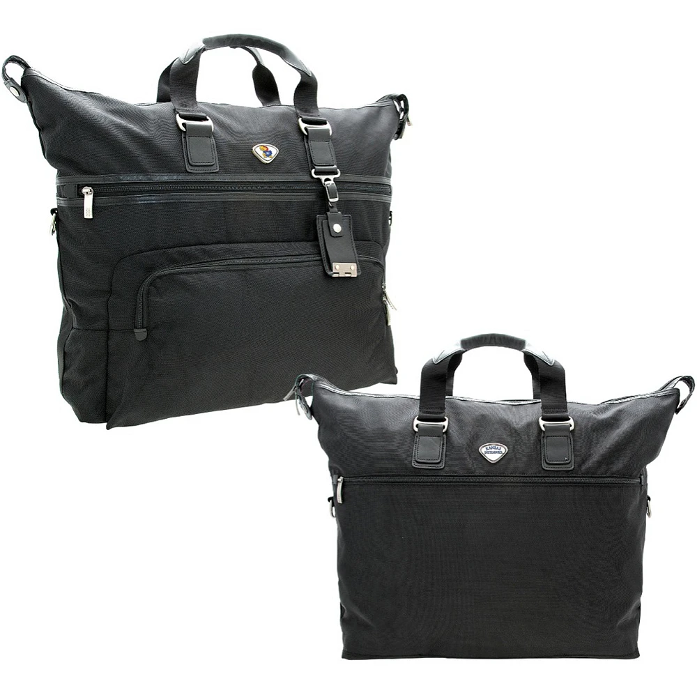 Black Kansas Jayhawks Executive Weekender Duffel Bag