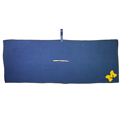 Navy Michigan Wolverines 16'' x 40'' Microfiber Golf Towel