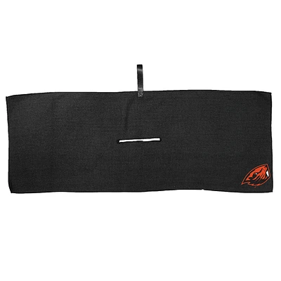 Black Oregon State Beavers 16'' x 40'' Microfiber Golf Towel