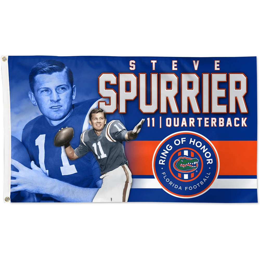 WinCraft Steve Spurrier Florida Gators 3' x 5' Ring of Honor Single-Sided Deluxe Flag