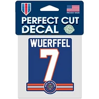 WinCraft Danny Wuerffel Florida Gators 4" x 4" Ring of Honor Perfect Cut Decal