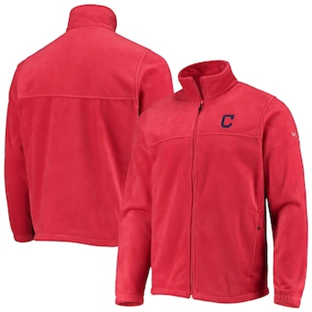 Men's Columbia Red Cleveland Indians Full-Zip Flanker Jacket