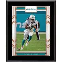 Jaylen Waddle Miami Dolphins 10.5" x 13" Sublimated Player Plaque