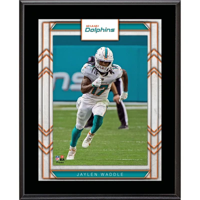 Jaylen Waddle Miami Dolphins 10.5" x 13" Sublimated Player Plaque