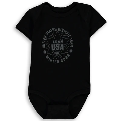 Infant Black Team USA Each Athlete is Unique Bodysuit