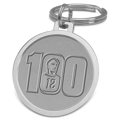 Silver Texas A&M Aggies 12th Man Centennial Splitwire Key Ring