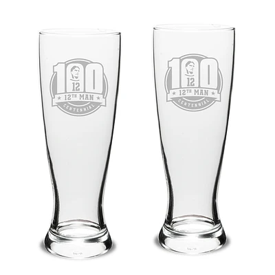 Texas A&M Aggies 12th Man Centennial 2-Piece 23oz. University Pilsner Set