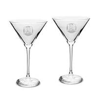 Texas A&M Aggies Two-Piece Traditional 10oz. Martini Glass Set