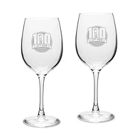 Texas A&M Aggies 12th Man Centennial 2-Piece 16oz. Traditional White Wine Glass Set