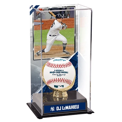 DJ LeMahieu New York Yankees Sublimated Baseball Display Case with Image
