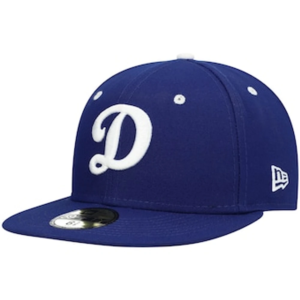 Men's New Era Royal Oklahoma City Dodgers Authentic Collection Team Home 59FIFTY Fitted Hat