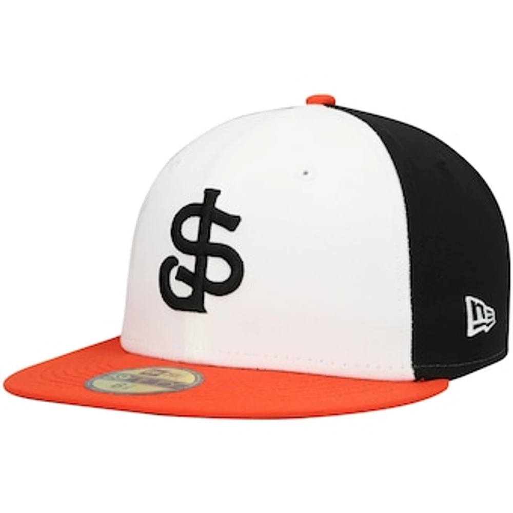 Men's New Era White San Jose Giants Authentic Collection Team Alternate 59FIFTY Fitted Hat