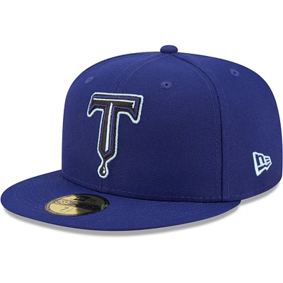 Men's New Era Royal Tulsa Drillers Authentic Collection 59FIFTY Fitted Hat