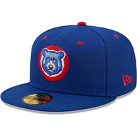 Men's New Era Blue Tennessee Smokies Authentic Collection 59FIFTY Fitted Hat