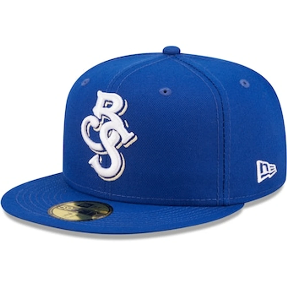 Men's New Era Biloxi Shuckers Authentic Collection 59FIFTY Fitted Hat