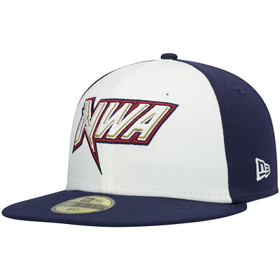 Men's New Era White Northwest Arkansas Naturals Authentic Collection Team Alternate 59FIFTY Fitted Hat