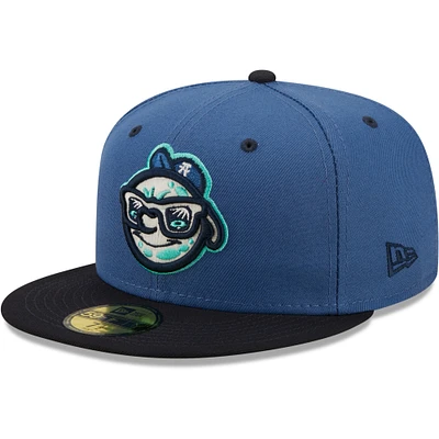 Men's New Era Royal Asheville Tourists Authentic Collection 59FIFTY Fitted Hat