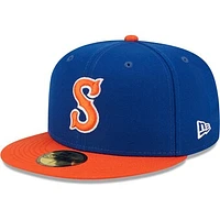 Men's New Era Syracuse Mets Authentic Collection 59FIFTY Fitted Hat