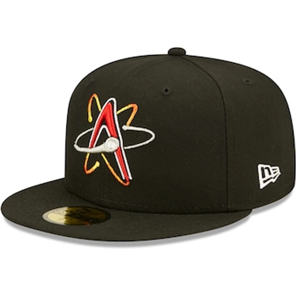 Men's New Era Black Albuquerque Isotopes Authentic Collection 59FIFTY Fitted Hat