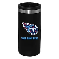 Black Tennessee Titans 12oz. Personalized Slim Can Holder