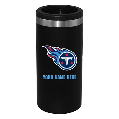 Black Tennessee Titans 12oz. Personalized Slim Can Holder