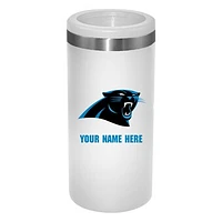 Carolina Panthers 12oz. Personalized Slim Can Holder