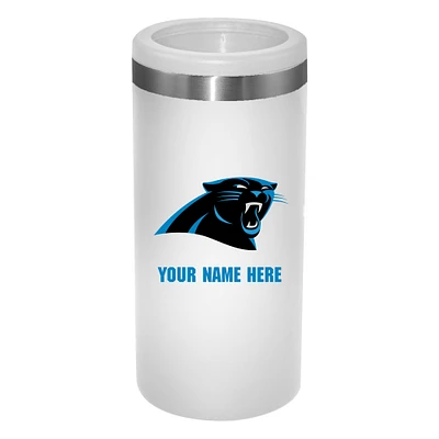 Carolina Panthers 12oz. Personalized Slim Can Holder