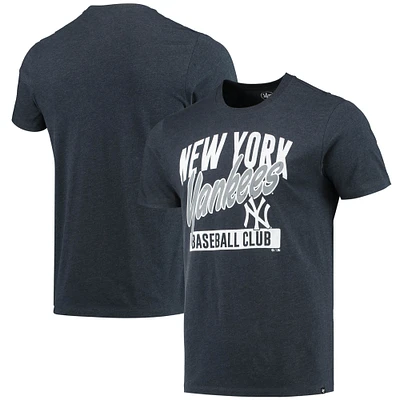 Men's '47 Heathered Navy New York Yankees Fanzone Club T-Shirt