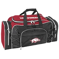 Scarlet Arkansas Razorbacks Action Duffel Bag
