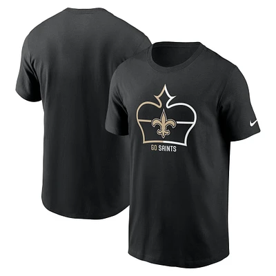 Men's Nike Black New Orleans Saints Essential Local Phrase T-Shirt