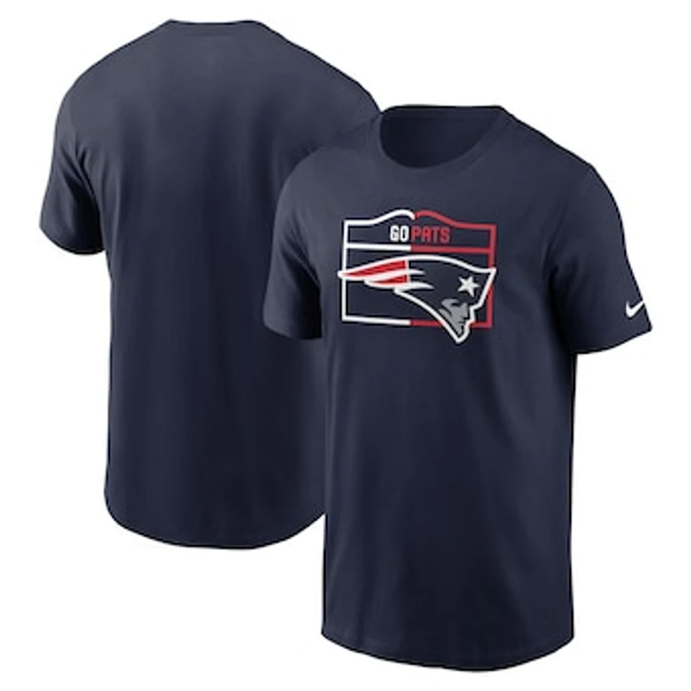 Men's Nike Navy New England Patriots Essential Local Phrase T-Shirt