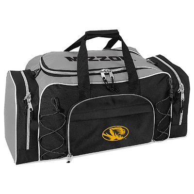 Gray Missouri Tigers Action Pack Duffel