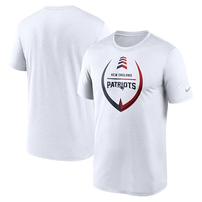 Men's Nike White New England Patriots Icon Legend Performance T-Shirt