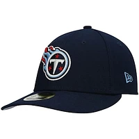 Men's New Era Navy Tennessee Titans Team Low Profile 59FIFTY Fitted Hat