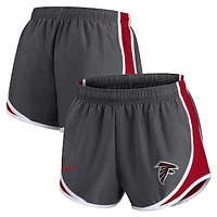 Women's Nike Charcoal Atlanta Falcons Logo Performance Tempo Shorts