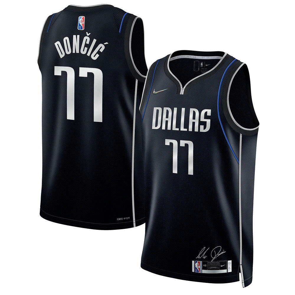 Men's Nike Luka Doncic Navy Dallas Mavericks Select Series Rookie of the Year Swingman Team Jersey