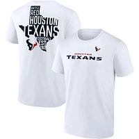 Men's Fanatics White Houston Texans Hot Shot State T-Shirt