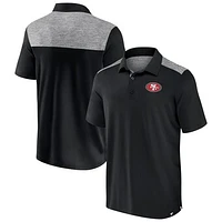 Men's Fanatics Black San Francisco 49ers Long Shot Polo