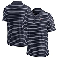 Men's Nike Navy Houston Texans Sideline Lock Up Victory Performance Polo